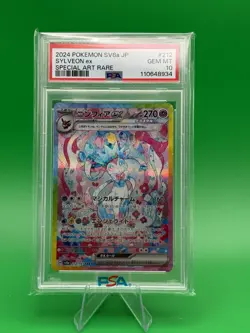 2024 Pokemon Terastal Festival Sylveon ex Special Art Rare PSA 10 Gem MT - Image 1