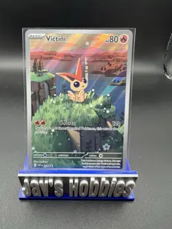 Victini SVP 208 Illustration Rare Black Star Promo Black & White Pokemon TCG - Image 1