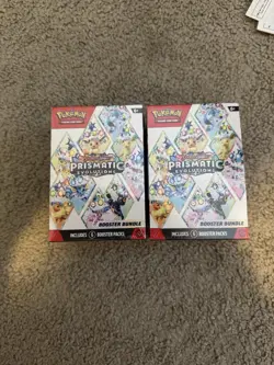 Pokemon TCG Prismatic Evolutions Booster Bundle Factory Sealed X2 - Image 1