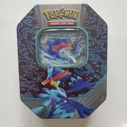 🔥 Pokemon TCG Quaquaval ex Tin - Factory Sealed - Includes Promo & Booster Pack - Image 1