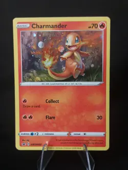 Charmander SWSH092 - Sword & Shield Black Star Promo Holo Pokemon TCG - LP - Image 1