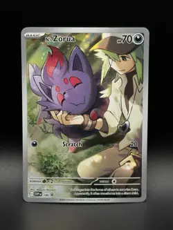 N's Zorua 189 ETB Promo Pokemon TCG Journey Together NM - Image 1