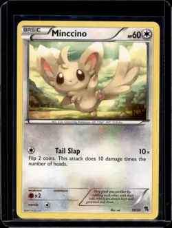 Minccino Black and White Pokemon 88/114 Common NM+ - Image 1