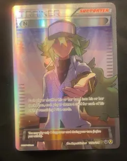 Pokemon N Full Art 105a/124 XY Premium Collection Fates Collide NM - Image 1