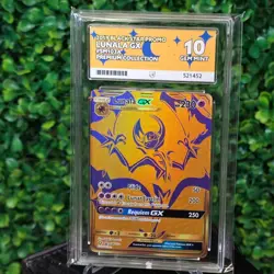 ✨ ACE 10 2019 Pokemon SM Black Star Promo SM103a Lunala GX Hidden Fates - Image 1