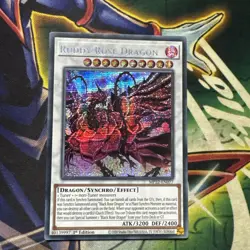 Yugioh! Ruddy Rose Dragon MP22-EN077 Secret Rare 1st Edition NM - Image 1