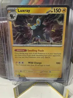 Pokemon Trading Card Luxray 071/193 Sv02: Paldea Evolved Holo - Image 1