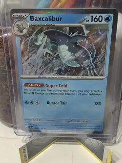 Pokemon Trading Card Baxcalibur 060/193 Sv02: Paldea Evolved Holo - Image 1