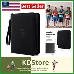 4-Pocket Zip Card Binder - Secure, Portable Collection for 320 Cards - Image 1