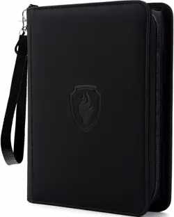 4-Pocket Zip Card Binder - Secure, Portable Collection for 320 Cards - Image 3