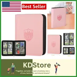 Pink Trading Card Binder for Organizer & Collectors - Image 1