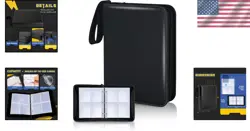 4-Pocket Trading Card Binder - Holds 400 Cards, Durable & Waterproof - Image 2