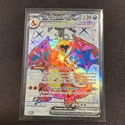 Pokemon TCG Charizard ex Sv03: Obsidian Flames 215/197 Holo Ultra Rare Card - Image 1
