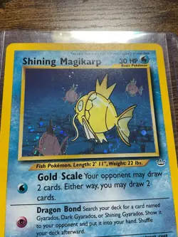 Pokemon TCG Shining Magikarp Holo Card 66/64 Neo Revelation Unlimited - Image 2