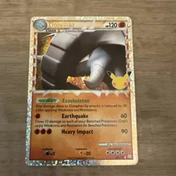 Donphan 107/123 - Celebrations Classic Collection Holo Pokemon Card - Near Mint - Image 1