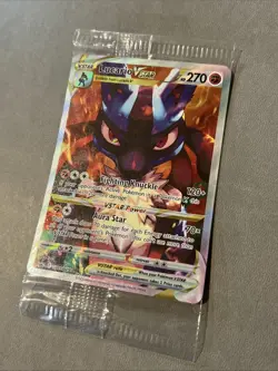 Lucario VSTAR Promo SWSH291 Crown Zenith ETB Pokemon Card English - SEALED Mint - Image 1