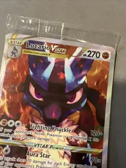 Lucario VSTAR Promo SWSH291 Crown Zenith ETB Pokemon Card English - SEALED Mint - Image 3