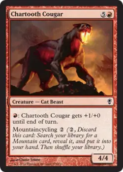 Chartooth Cougar - Near Mint MTG Conspiracy - Image 1