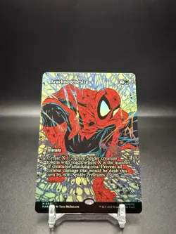 Arachnogenesis Foil Borderless 0031 Marvel’s Spider-Man Magic MTG NM MAR EN - Image 1