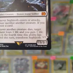 Sephiroth Fabled SOLDIER 115 FINAL FANTASY NM MTG Magic The Gathering Pack Fresh - Image 4