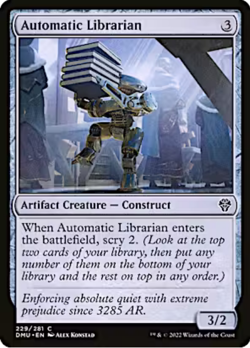 Automatic Librarian 229/281 Dominaria United MTG Common - Image 1
