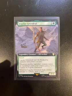 Legolas Greenleaf 0040 Non Foil Rare LOTR Commander MTG Near Mint - Image 1