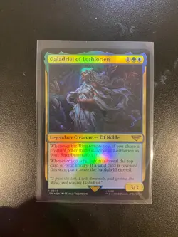 MTG Lord of the Rings Galadriel of Lothlorien Foil 0206 NM Rare - Image 1