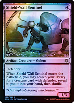 Shield-Wall Sentinel 238/281 Dominaria United Foil MTG Common - Image 1