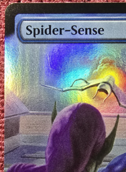 MTG Spider-Sense Marvel's Spider-Man Foil Extended Art Rare 0254 SPM MINT - Image 2