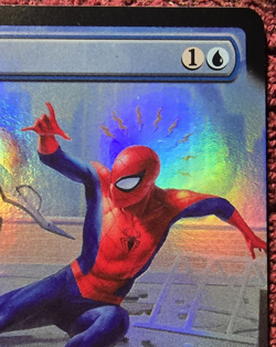 MTG Spider-Sense Marvel's Spider-Man Foil Extended Art Rare 0254 SPM MINT - Image 3