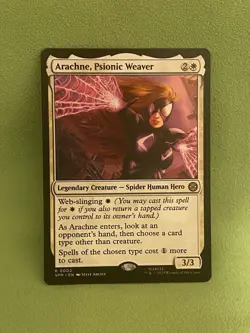 Arachne, Psionic Weaver 0002 Marvel’s Spider-Man Magic The Gathering MTG SPM EN - Image 1