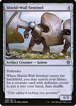 Shield-Wall Sentinel 238/281 Dominaria United MTG Common - Image 1