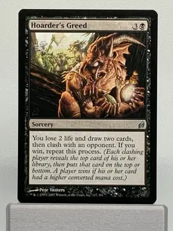 MTG Hoarder's Greed - NM Lorwyn 117/301 - Magic: The Gathering - Image 1