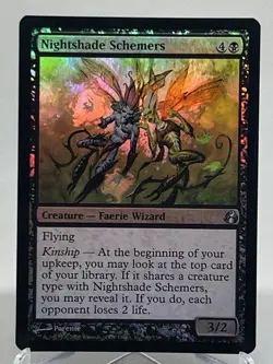 MTG Nightshade Schemers FOIL Morningtide LP/NM 69/150 Magic: The Gathering - Image 1