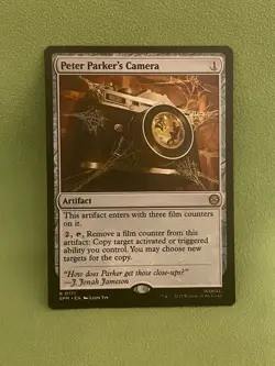 Peter Parker’s Camera 0171 Marvel’s Spider-Man Magic The Gathering MTG SPM EN - Image 1