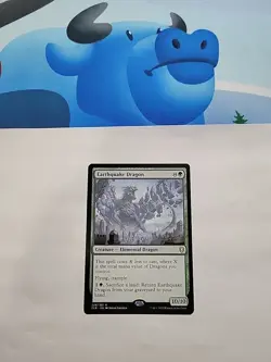 MTG - Earthquake Dragon CLB Regular Rare #228 - Image 2