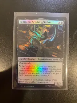 Scorpion, Seething Striker (Foil) - 0064 Marvel's Spider-Man MTG - NM/M English - Image 1