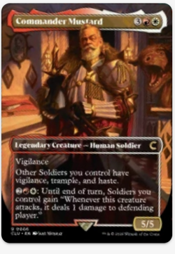 1 x Commander Mustard - Clue - LP - MTG - Image 1