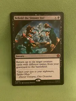 Behold The Sinister Six! 0051 Marvel’s Spider-Man Magic The Gathering MTG SPM EN - Image 1