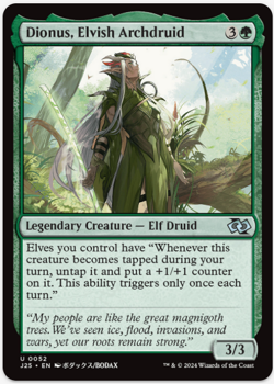 1 x Dionus, Elvish Archdruid - J25 - LP - MTG - Image 1