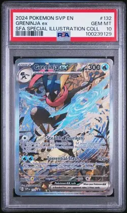 POKEMON PSA 10 GEM MINT GRENINJA EX SPECIAL ILLUSTRATION 132 SHROUDED FABLE - Image 1