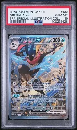 POKEMON PSA 10 GEM MINT GRENINJA EX SPECIAL ILLUSTRATION 132 SHROUDED FABLE - Image 3