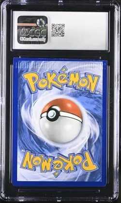 POKEMON CGC MINT FIRE ENERGY CRIMPED & CUT ERROR VIVID VOLTAGE - Image 2
