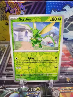 Scyther 004/197 Reverse Holo Common Pokemon TCG S&V Obsidian Flames - Image 1