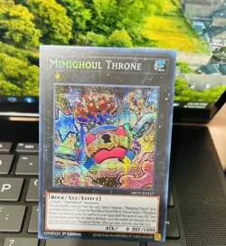Mimighoul Throne MP25-EN117 Prismatic Secret Rare 2025 Mega Pack Yugioh - Image 1