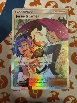 Pokemon TCG Jessie & James Hidden Fates Holo Full Art Ultra Rare Card 68/68 NM-M - Image 3