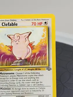 Clefable Pokemon Card #17/64 Non-Holo Rare NEAR MINT Jungle Set - Image 2