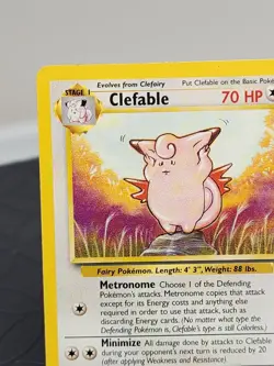 Clefable Pokemon Card #17/64 Non-Holo Rare NEAR MINT Jungle Set - Image 3