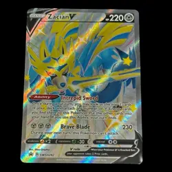 Zacian V (Shiny) SWSH292 SWSH: Sword & Shield Promo Cards Holo - Image 1