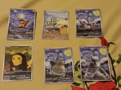 6 Pokemon X Van Gogh - Pokemon Fan Art Cards - Image 1